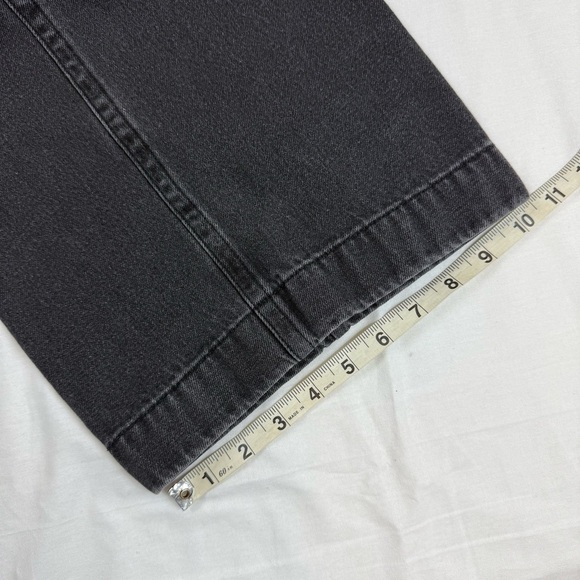 Vince Woman’s Black Cargo wide watched Jeans Size 12 - Picture 8 of 10
